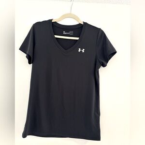 Under Armour Black Workout Shirt. Size M